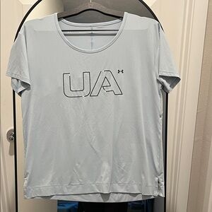 Under Armour Women's Light Blue Short Sleeve Tee